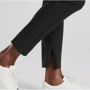 Athleta Women's Stellar Trouser Pant Size 0 Black 351310 Ankle Zip 26x28 Stretch